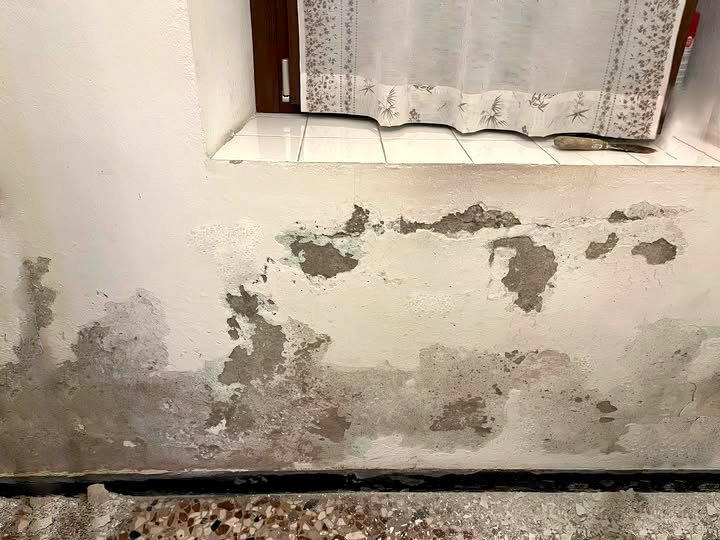 umidità muri dovuta a pressione laterale terreno